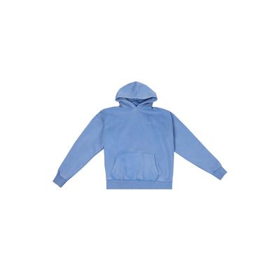 Kapuzenpullover DROPSIZE "Dropsize HEAVY OVERSIZE EMBO HOODIE", Herren, Gr. XS, blau, 70% Baumwolle, 30% Polyester, mehrfarbig, oversize, ohne Ausschnitt, Pullover Kapuzenpullover