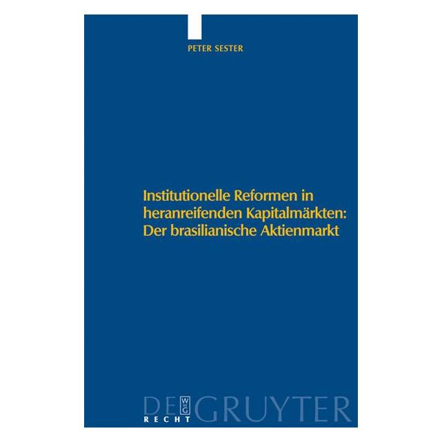 De Gruyter Sester:Institutionelle Reformen in hera (Deutsch, Hardcover, Peter Sester) (67979153)