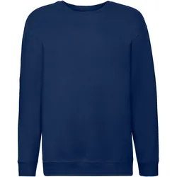 KIDS PREMIUM SET-IN SWEAT  | Kinder Sweatshirt Set-In – Jungen & Mädchen, weicher Baumwollmix, Single-Jersey Nackenband, Rippbündchen, navy, 104