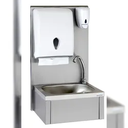 Tournus GC Handwaschbecken mit Rückwand für Seifen- und Handtuchspender Tournus - 806385