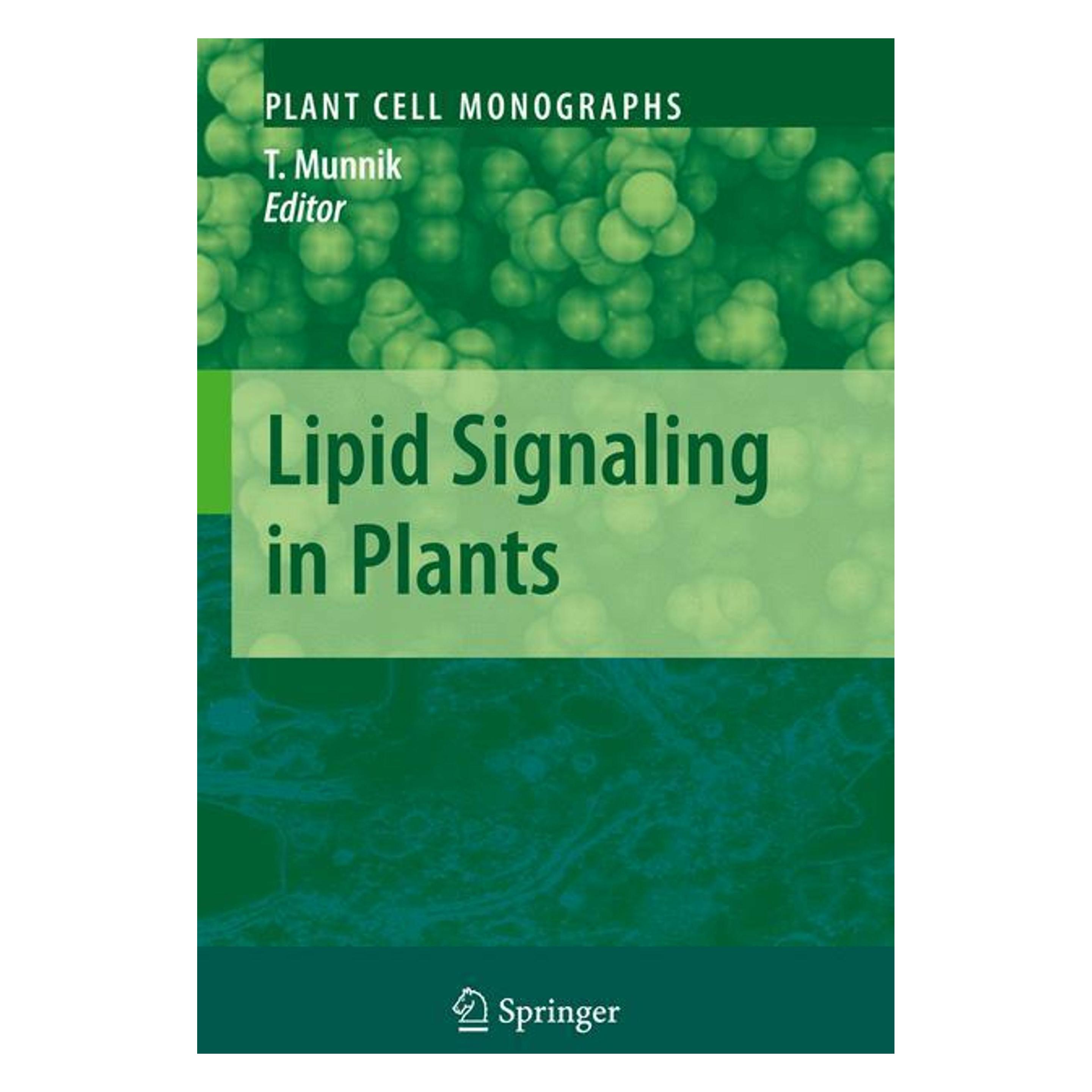 Springer Lipid Signalling in Plants (Englisch, Hardcover, Teun Munnik) (9783642038723)
