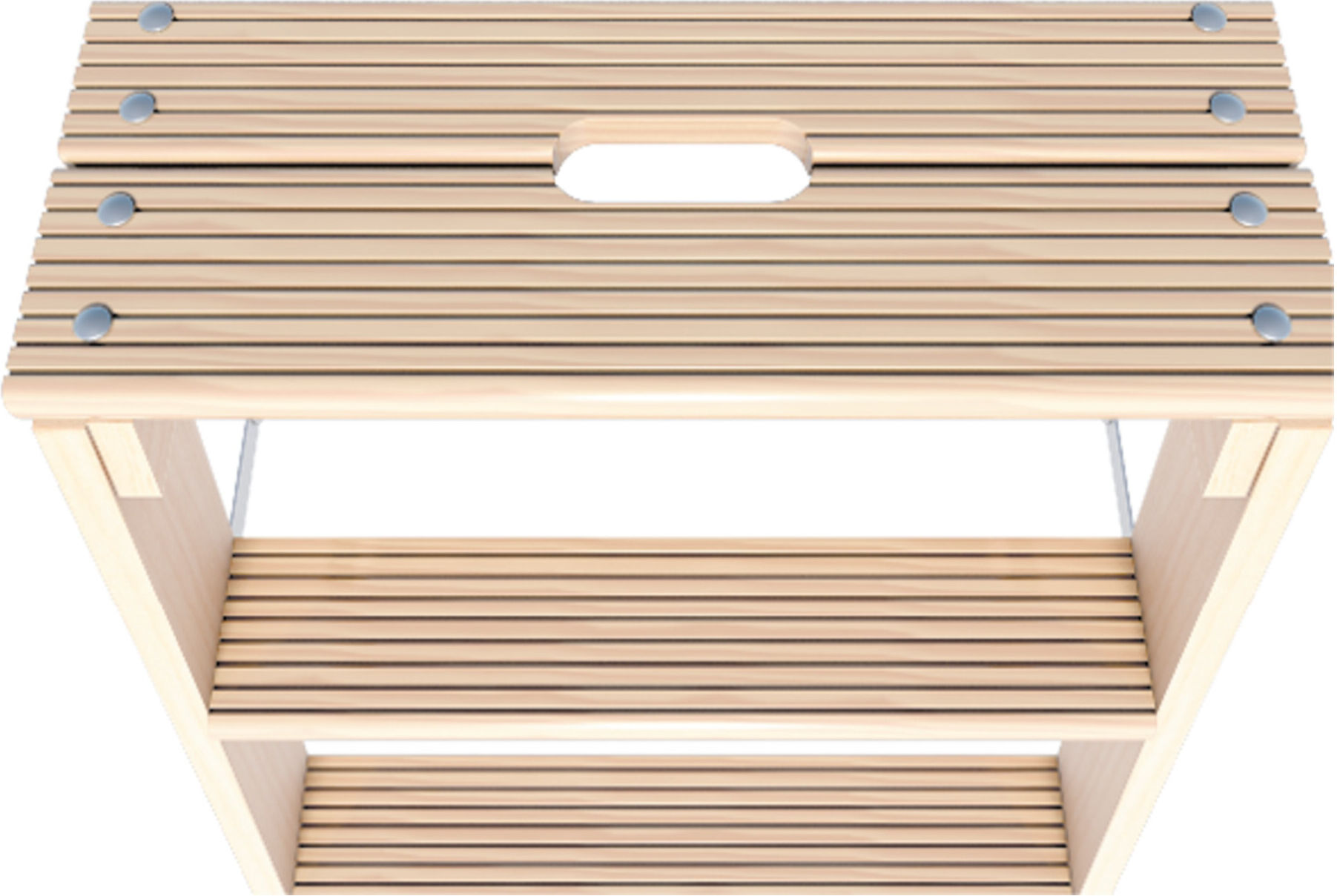 Layher Holzstufentritt 1055 klappbar 4 Stufen (1055004)