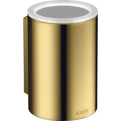 hansgrohe AXOR UNIVERSAL Circular Zahnputzbecher, 42804990, Farbe: Polished Gold Optic