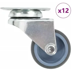vidaXL, Möbelrollen, Wabelor (12 Stück)