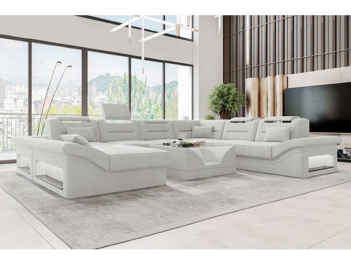 XXL Wohnlandschaft Enzo Stoffsofa