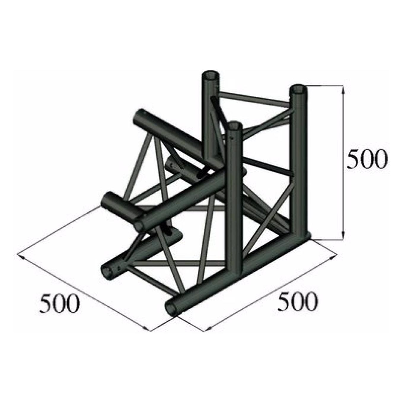 Alutruss TRILOCK S-PAL-34 3-Weg-Ecke // links (6030253S)