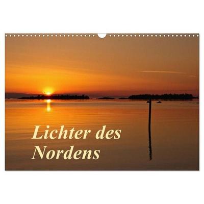 Lichter des Nordens (Wandkalender 2027 DIN A3 quer), CALVENDO Monatskalender