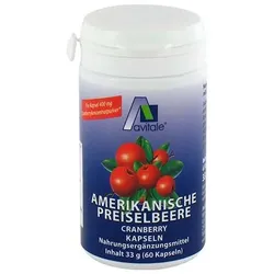 PREISELBEERE amerikanisch 400 mg Kapseln 60 St
