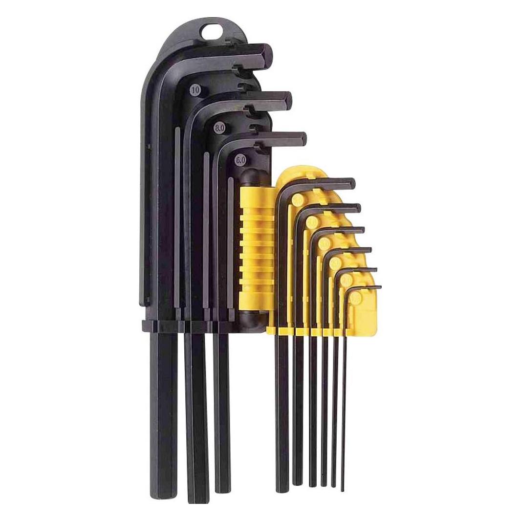 Ironside Innensechskantschlüsselsatz Profi 9-teilig, Black, lang (114011)