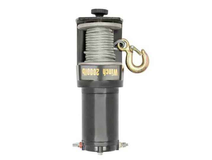 flaschenzug DC12V elektrischer Windenzug mit Griff Controller-Stahlkabel-Hebe- und Zugvorrichtung
