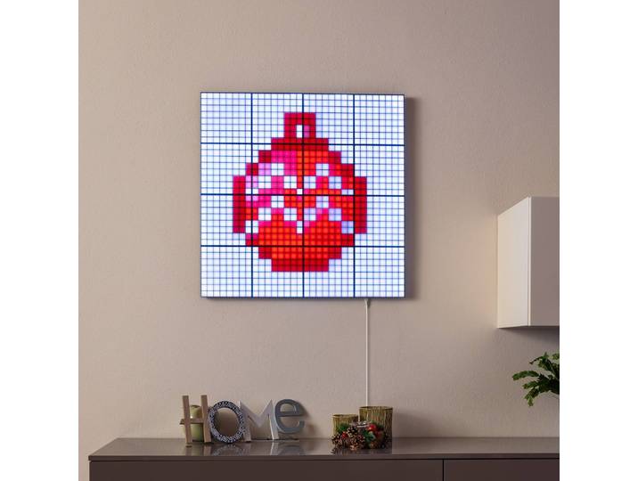 twinkly Twinkly RGB-Squares schwarz 1er Starterset USB-C Squares, dimmbar, schwarz, Kunststoff