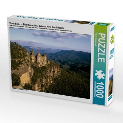 CALVENDO Puzzle Three Sisters, Blue Mountains, Sydney, New South Wales | 1000 Teile Lege-Größe 64x48cm Foto-Puzzle für glückliche Stunden