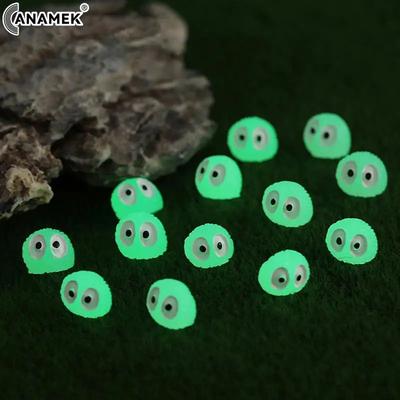 Inspire Select 10pcs Glowing Dust Elf Miniature Resin Ornaments Kawaii Fairy Garden Micro Landscape Decor 10 Pcs