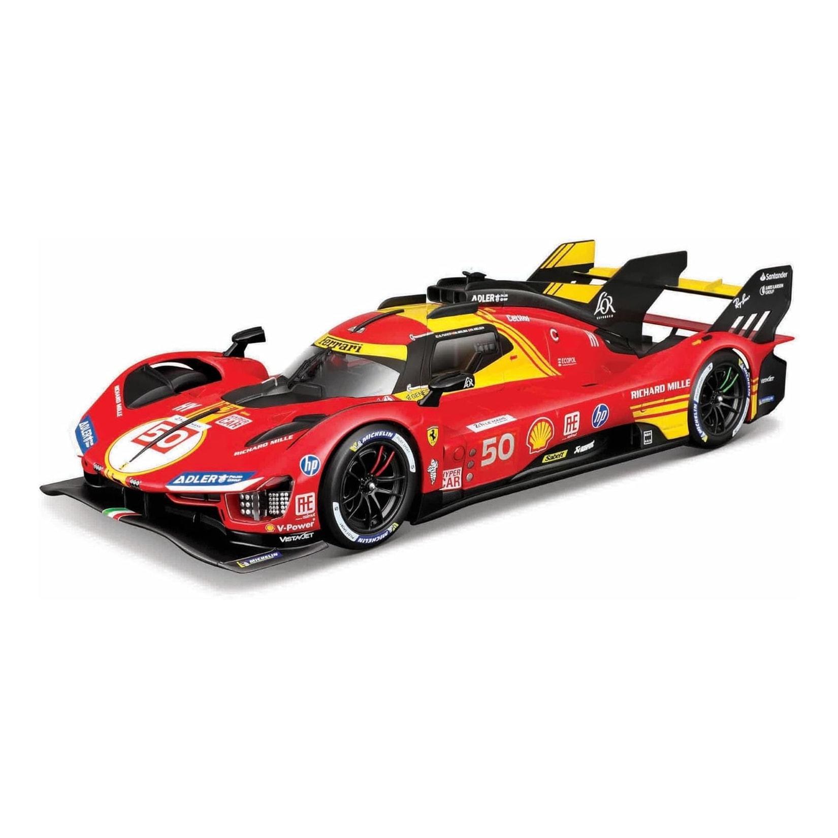 Bburago 18-16303 - Modellauto - Ferrari 499P LMH #50 '24 (Maßstab 1:18) Sammler Auto Motorsport