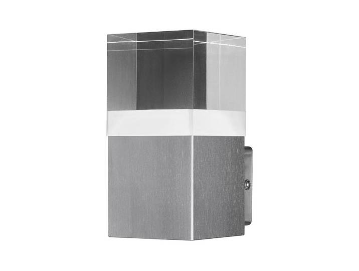 LED Wandleuchte Endura Style Crystal Wall, 4.5W, 3000 K , grau, B:8cm H:16cm L:10,5cm, Leuchten, LED Wandleuchte
