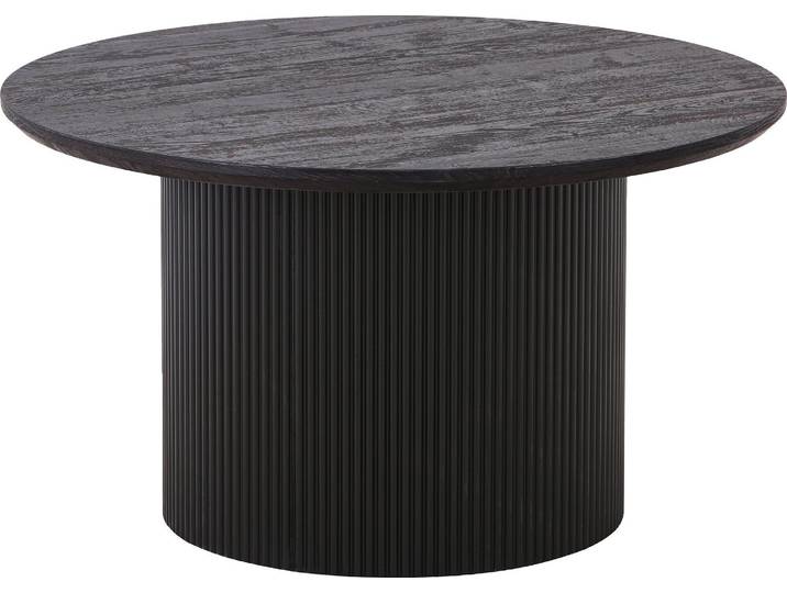Boavista table basse Ø80cm marron foncé.