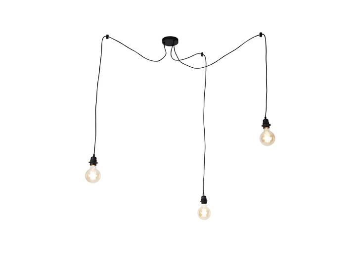 Suspension intelligente noire 3 lumières WiFi G95 inclus - Cava