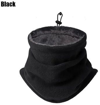 Lush Living Finds Winter Motorcycle Warm Mask For Men & Women, Fleece Neck Warmer, Windproof Outdoor Scarf For Camping, Hiking, Cycling, black