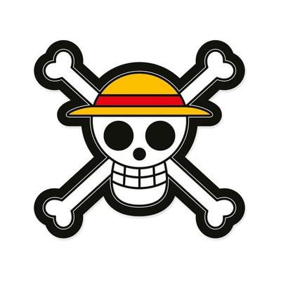One Piece Jolly Roger Dekokissen 35cm
