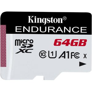 Kingston Micro-SD-Karte High Endurance SDCE/64GB, 64GB, bis 95 MB/s, UHS-I U1, SDXC