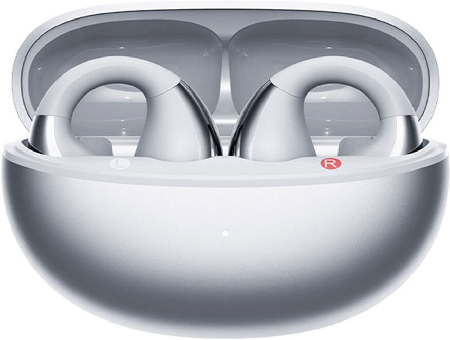 QCY Crossky Clip True Wireless Open-Ear Høretelefoner - Sølv