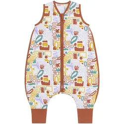 emma & noah Sommer-Sleepoverall Musselin 0.5 TOG, mehrfarbig, 70