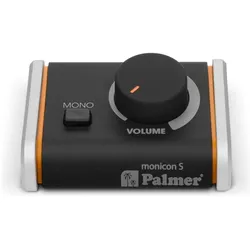 Palmer Audio MONICON S G2 G - Passiver Pegelregler (Passiv), Monitor Lautsprecher, Grau