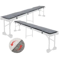 2x FILZ Bierbank Auflage zum Wenden 180 x28x2cm Polster Bierzeltgarnitur Auflage