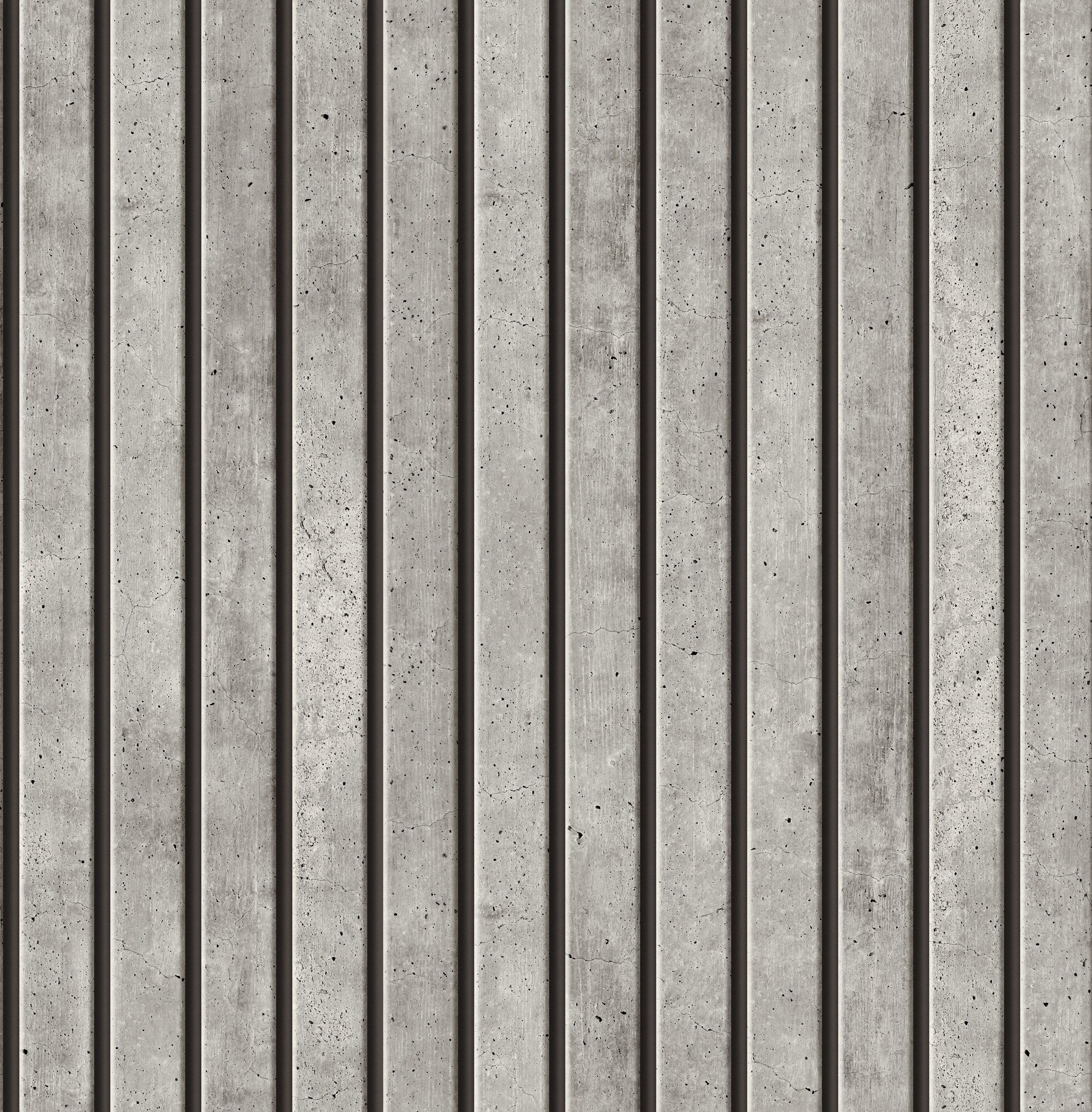 Vliestapete EASY DECOR "Beton Gestreift", grau, B:0,52m L:10m, Vlies, Tapeten, Design Tapeten