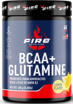 Fire Nutrition Bcaa + Glutamine Lemon 400 gr