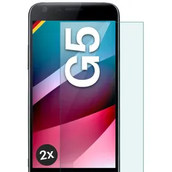 moex Klares Panzerglas für LG G5 – passgenaue 9H Schutzfolie für zuverlässigen Displayschutz – ShockProtect Klar
