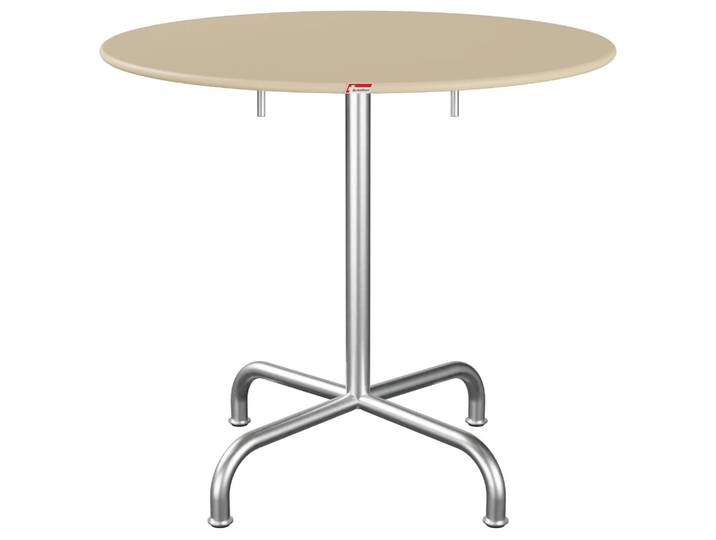 Metall-Tisch Rigi Rund Feuerverzinkt von Schaffner / Farbe: Pastellbraun / Grösse: x cm
