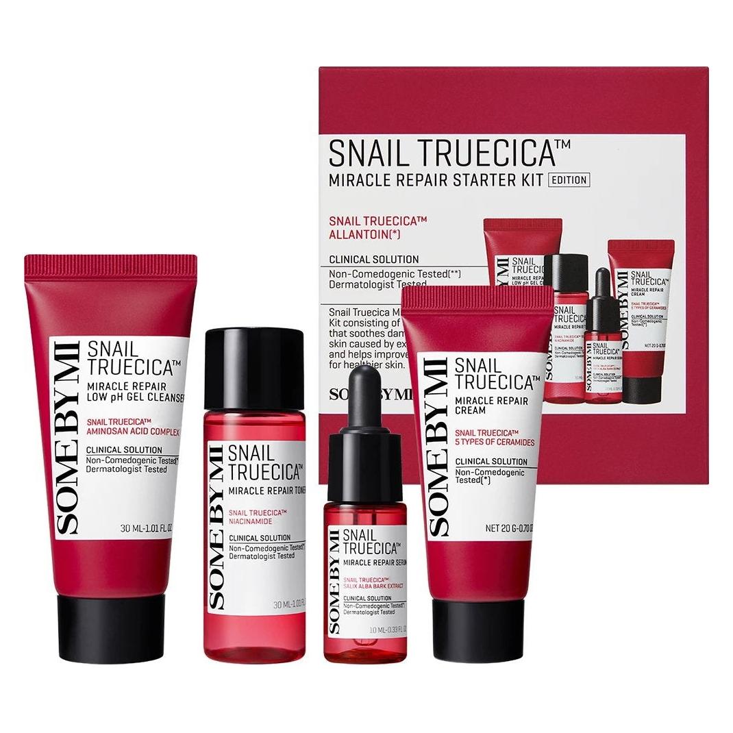 Some By Mi Snail Truecica Miracle Repair Starter Kit (Gesichtspflege Set) (8809647390534)