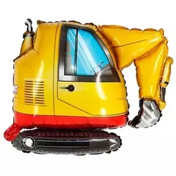 Bagger Ballonfolie - Gelb, 55 x 45 cm