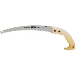 Bahco, Handsäge, Astsäge mit nachschärfbaren Zahnspitzen und Holzgriff, 6 ZpZ, 11"