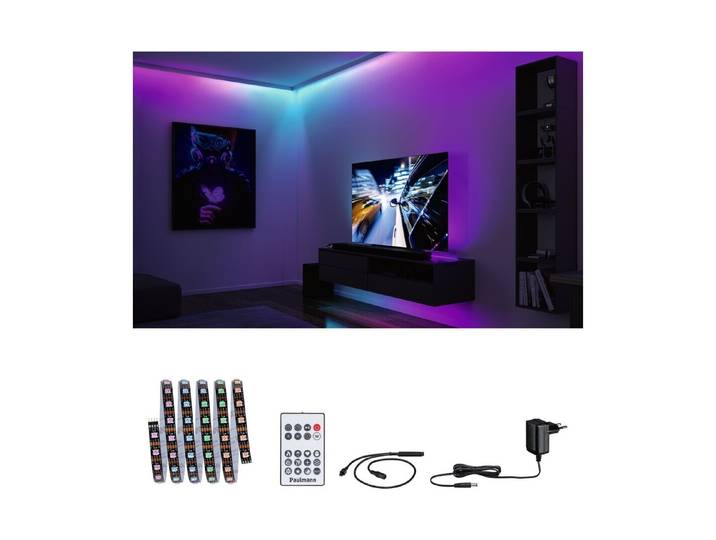 Paulmann LED Stripe Set 1.5m Rainbow Rgb
