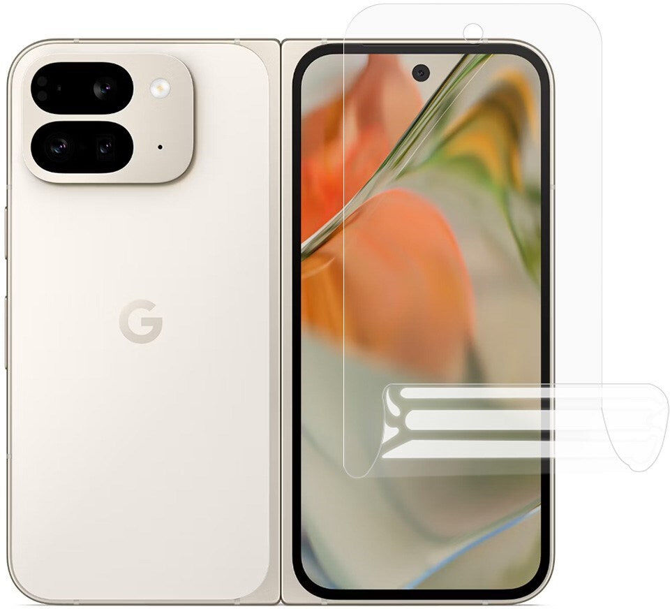 INCOVER Google Pixel 11 Pro Fold / 10 Pro Fold / 9 Pro Fold Beskyttelsesfilm til Forside - Gennemsigtig