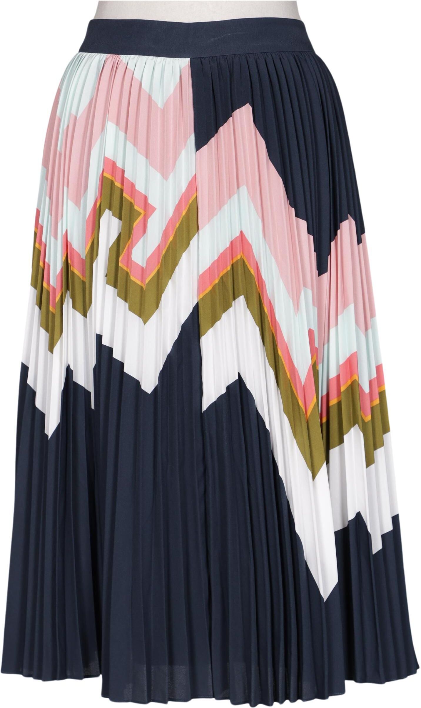 TED Baker Damen Rock, Mehrfarbig, Gr. EU 38 (Ted Baker 2), Synthetik - Second Hand