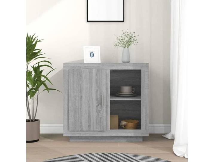 (Gris) Buffet bahut - Buffet Enfilade Sonoma gris 80x40x75 cm 891188