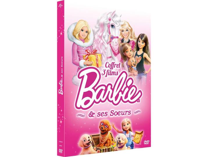 Barbie et ses soeurs - Coffret : Au club hippique + La grande aventure des chiots + À la recherche des chiots