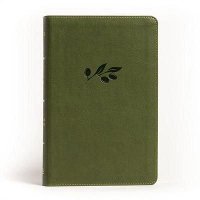 NASB Large Print Personal Size Reference Bible, Olive Leathertouch, Gebundene Ausgabe von Holman Bible Publishers, B&H Publishing Group,