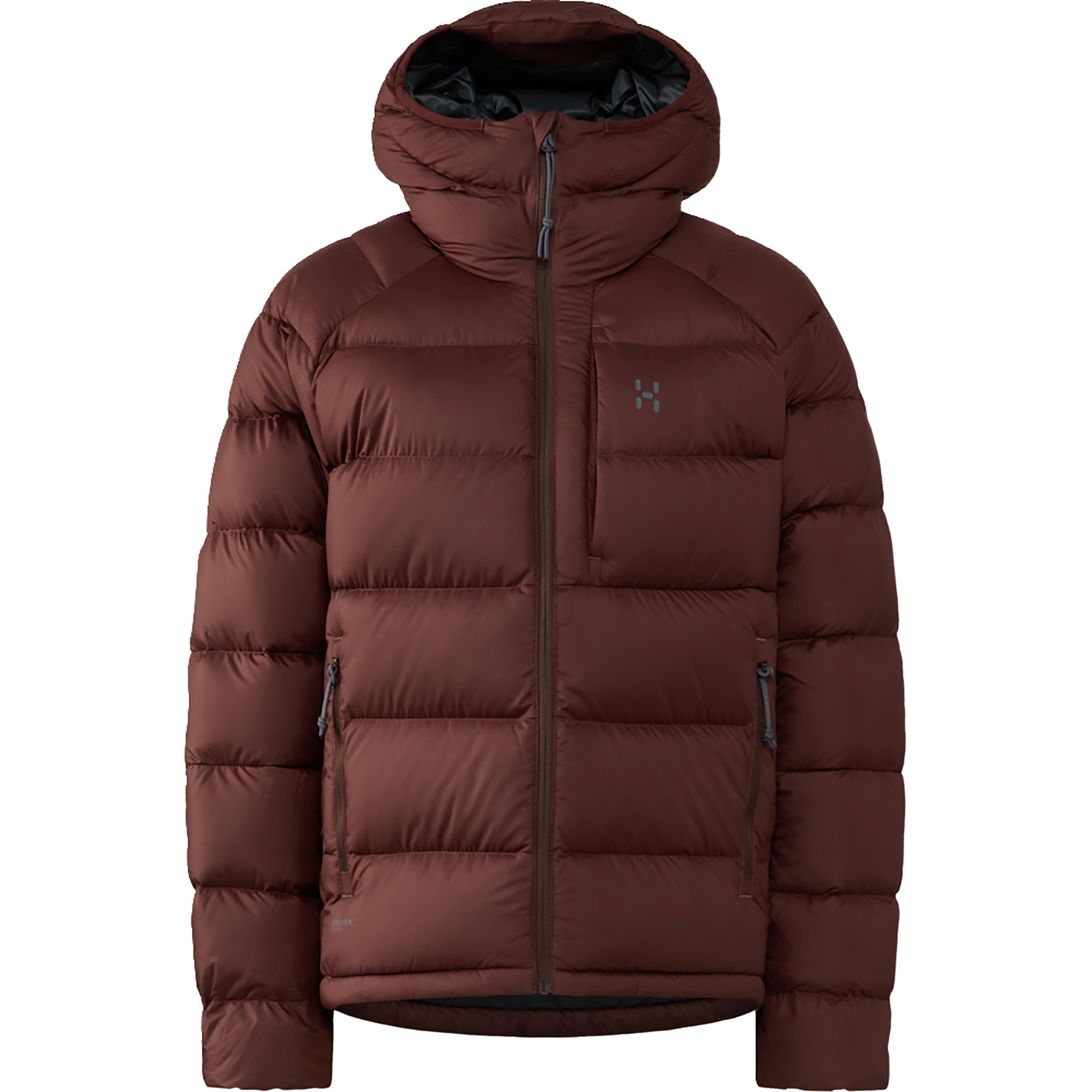 Haglöfs Rosson Down Damen Isolationsjacke braun Größe M Lifestyle Atmungsaktiv Wasserabweisend