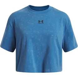 Under Armour RIVAL Croptop Kinder | Gr. L | blau - blau