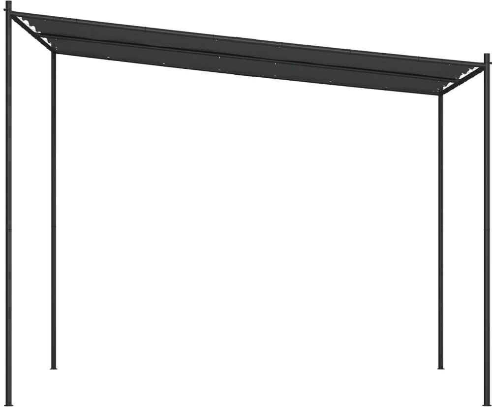 vidaXL Belvédère anthracite 3x3 m 180 g/m² tissu et acier