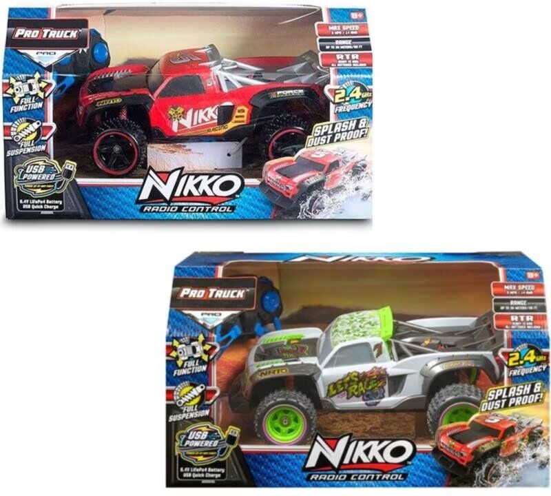 Bandai Coche Teledirigido Nikko Radio Control Pro Truck Color Aleatorio Talla Única Unisex