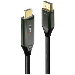 LINDY DisplayPort / HDMI Adapterkabel DisplayPort Stecker, HDMI-A Stecker 1.00 m Schwarz 40930 DisplayPort-Kabel