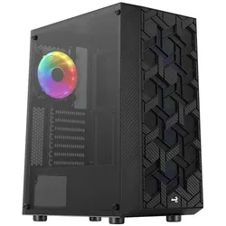 AeroCool PC Gehäuse Hive FRGB Mid-Tower Schwarz