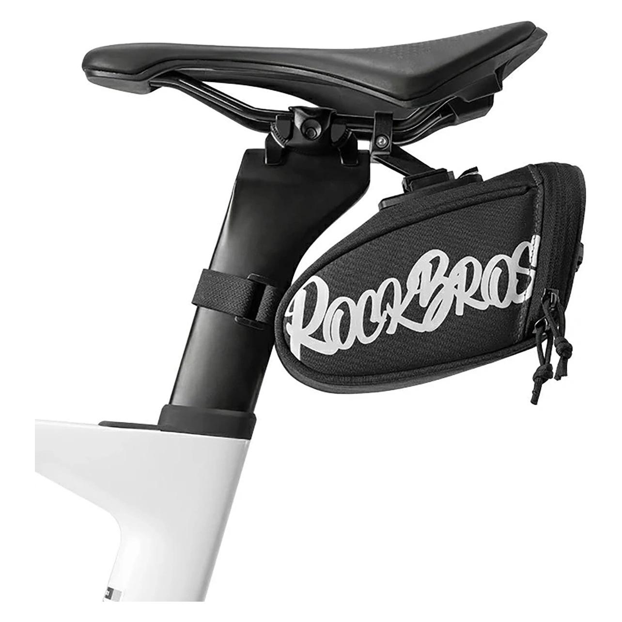 Rockbros Torba rowerowa G007 Flash Journey podsiodłowa 0.8 l - czarna (0.80 l, Satteltasche) (5907769391279)