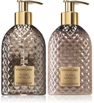 Vivian Gray Gemstone Ylang & Vanilla coffret com efeito hidratante . Gemstone Ylang & Vanilla