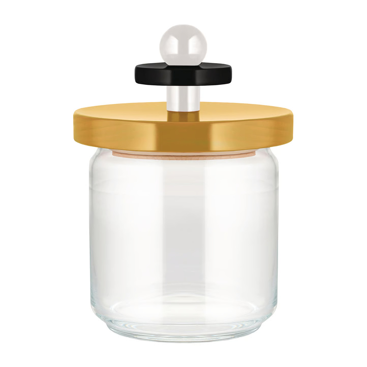 Alessi Twergi opbergpot 0,75 l Geel